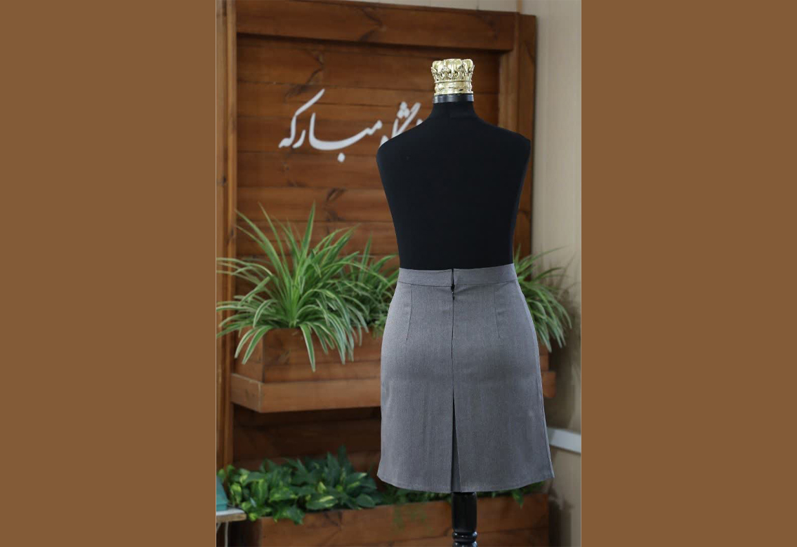 دامن پیلی دار