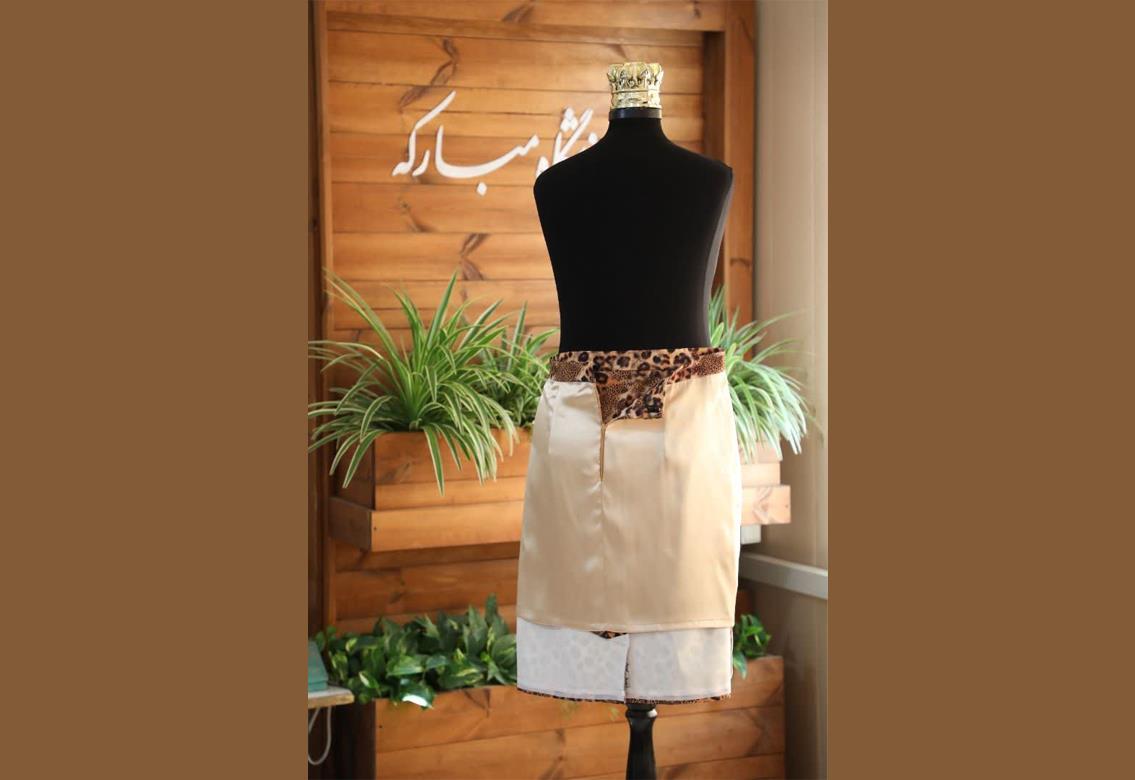 دامن تنگ آستر دار